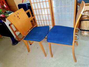 2 polstrované židle - 3