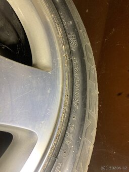 Audi Originál ALU kola R17, jen 3 kusy, pneu 225/50R17 - 3