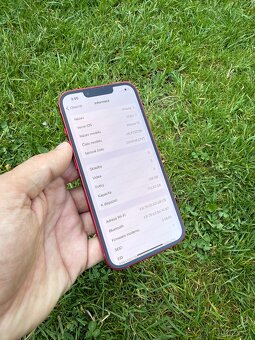 Apple iPhone 13 128GB–Červený,Krásný stav,Baterie 91% - 3