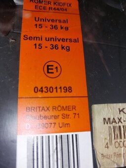 Dětská autosedačka Britax Römer Kidfix 15-36 kg isofix - 3
