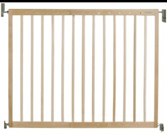 Lindam Dětská dřevěná zábrana s posuv. šířkou 63-106cm, - 3