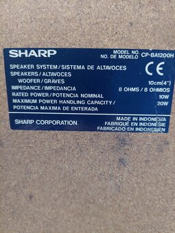 Reproduktory Sharp a thomson - 3