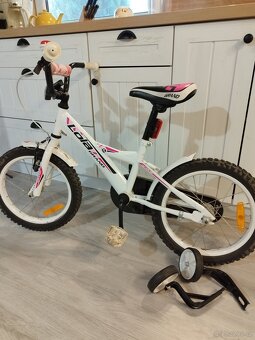 Dívčí kolo 16"+ růžová přilba v ceně - 3