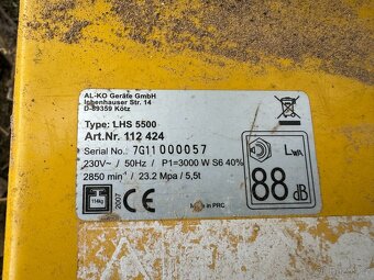 Štípač AL-KO LHS 5500 NA DÍLY - 3