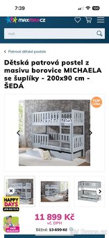 Dětská dvoupatrová postel - 3