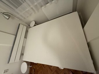 Prodám zánovní postel s pěnovou matrací - 3