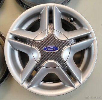 ALU disky na Ford Escort 13" + Originální střed. krytky For - 3