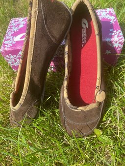 Baleríny čoko, s knoflíčkem vel. 36 - 3