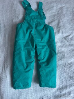 Dívčí zimní dvojdílná kombinéza/bunda s oteplovačkami 98/36m - 3