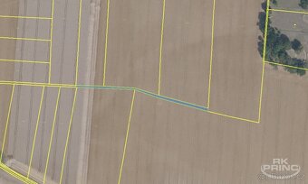 Prodej 1/4 podílu orné půdy, 4866m2, Klecany - 3