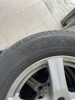 Alu kola 5x112 215/60/16 - zimní pneumatiky Continental - 3