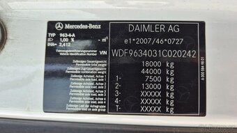 Prodám MERCEDES-BENZ ACTROS 1848 GIGA SPACE EURO 6 - 3