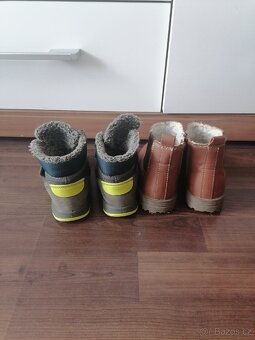 Zimní boty vel. 25 stélka 16cm všech - 3