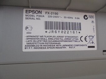 Jehličková Tiskárna Epson FX-2190 - 3