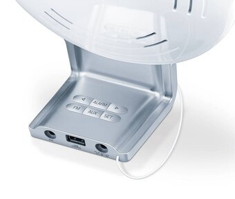 Predám radiobudík Beurer WL75 bílý - 3