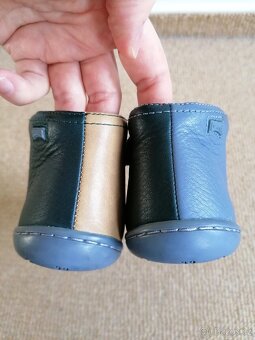 Dvoubarevné kotníkové kožené celoroční boty Camper, v. 30 - 3