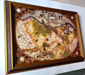 HISTORICKÁ MAPA NIZOZEMÍ A BELGIE/ A.Ortelius 1575 - 3