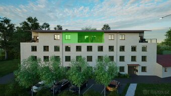 Nový střešní byt 2+kk s velkou terasou - Horská, Litvínov - 3