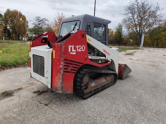 Pásový - šmykový nakladač Takeuchi TL120. Kúrenie, klíma. - 3