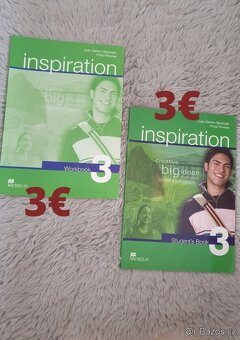 Učebnice Inspiration - Work book, Student book 1,2,3 - 3