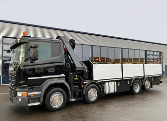 Scania G450 8x2 - valník s hydraulickou rukou HIAB - 3