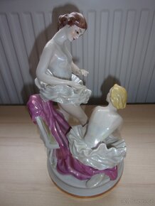 BALETKY okolo r. 1930 - glazovaný porcelán TOP STAV - 3