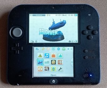 Nintendo 2DS black/blue - 3