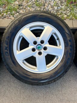 Alu kola originál Škoda 15 5x100 - 3