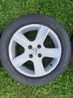 Alu kola Peugeot 307 - R16 4x108, 205/55/16 + šrouby - 3