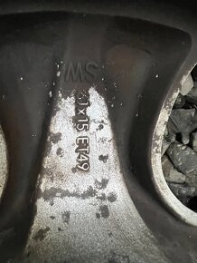 Prodám ALU kola opel 15" 5x110 ET 49 6J - 3