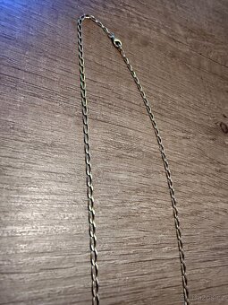 Zlatý řetízek s křížkem 14k 585 - 3