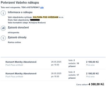 Monika Absolonová - 26.05.2025 19:30 Plzeň - 3