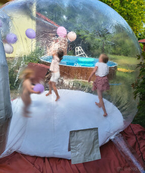 Bubble house - balónkový dům, nový, komplet včetně fukaru - 3