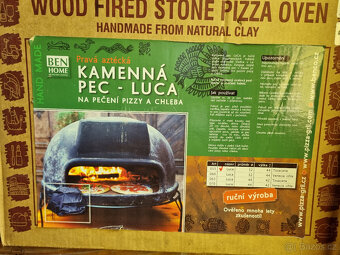 Kamenná pec Luca Toscana 52/44 cm ruční výroba - 3