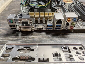 Základní deska ASUS H97M-PLUS + i5-4570S + 8GB RAM - 3