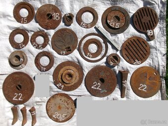 prodám různá stará kamnová dvířka, litinová kamínka bubínek, - 3