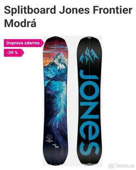 Splitboard jones frontier kompletní set nové - 3