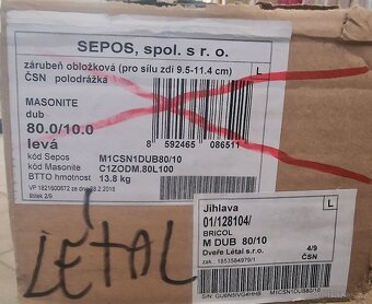 Obložková zárubeň Masonite dub leva - 3