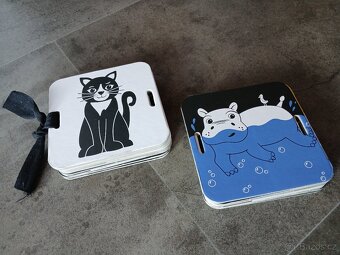 Černo-bílé kontastní kartičky - 3