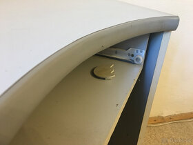 Pracovní stůl rohový šedý - 3