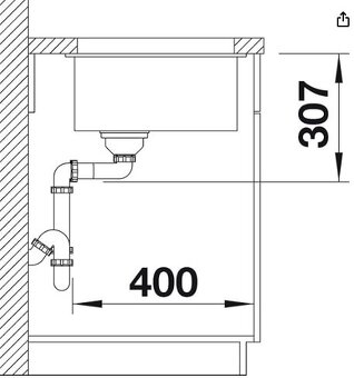 Dřez Blanco granitový - nový (435) - 3