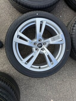 Alu sada 5x112r20, letní pneu 255/40 r20 ,Audi A7 A6 - 3