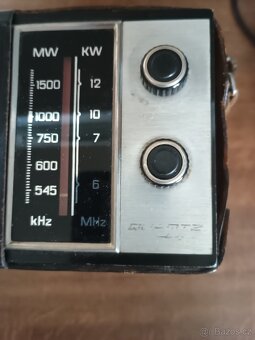 Staré TRANZISTOROVÉ RADIO - QUARTZ 406 - 3