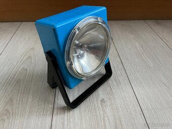 Vintage přenosný bateriový reflektor (retro, sběratelský kus - 3