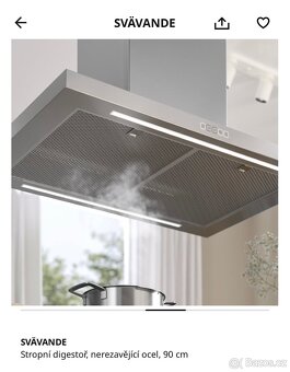 Stropní digestoř Svävande (Ikea) - 3