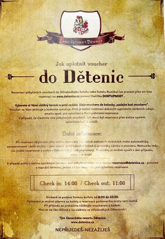 DĚTENICE poukaz na jakékoliv služby v hodnotě 1.500,-Kč - 3