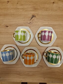 RETRO IKONA: Nekompletní moka servis SOPHIA od J. Ježka, r. - 3