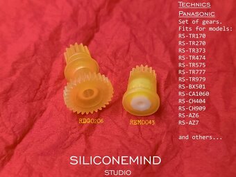 Sada ozub.kol Technics, Panasonic ( REM0043 + RDG0206) - 3