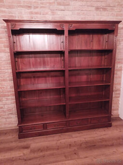 Dvojitý anglický regál knihovna. - 3