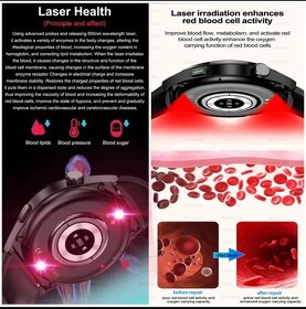 Chytré hodinky s laserem/laserová terapie - 3